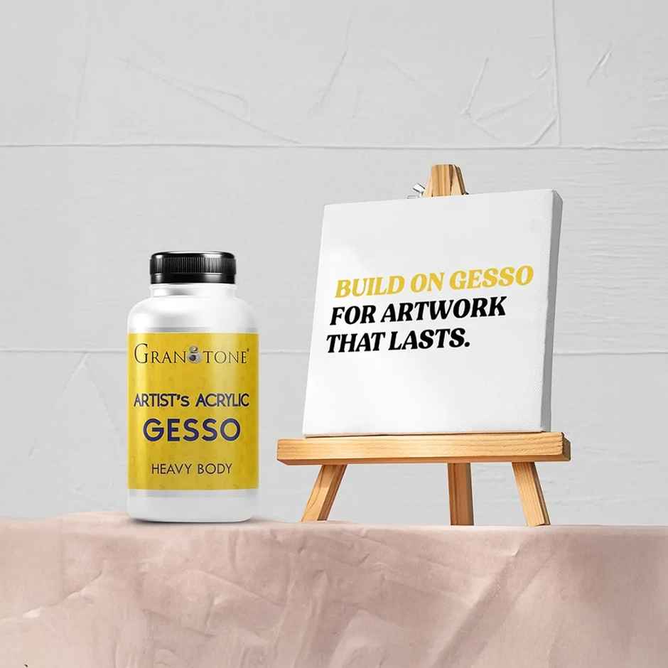 Granotone Artist's Acrylic Gesso Paint (White)