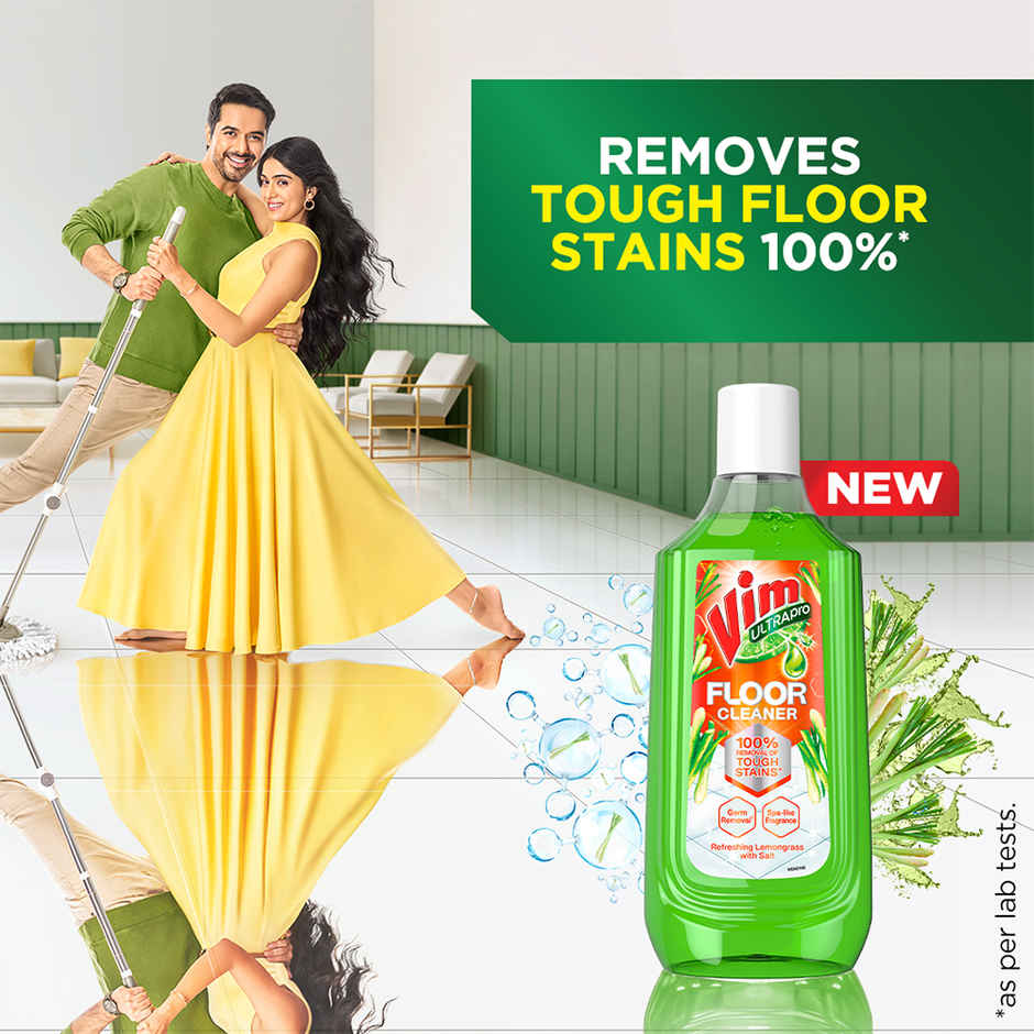 Vim Lemongrass With Salt Refreshing Floor Cleaner