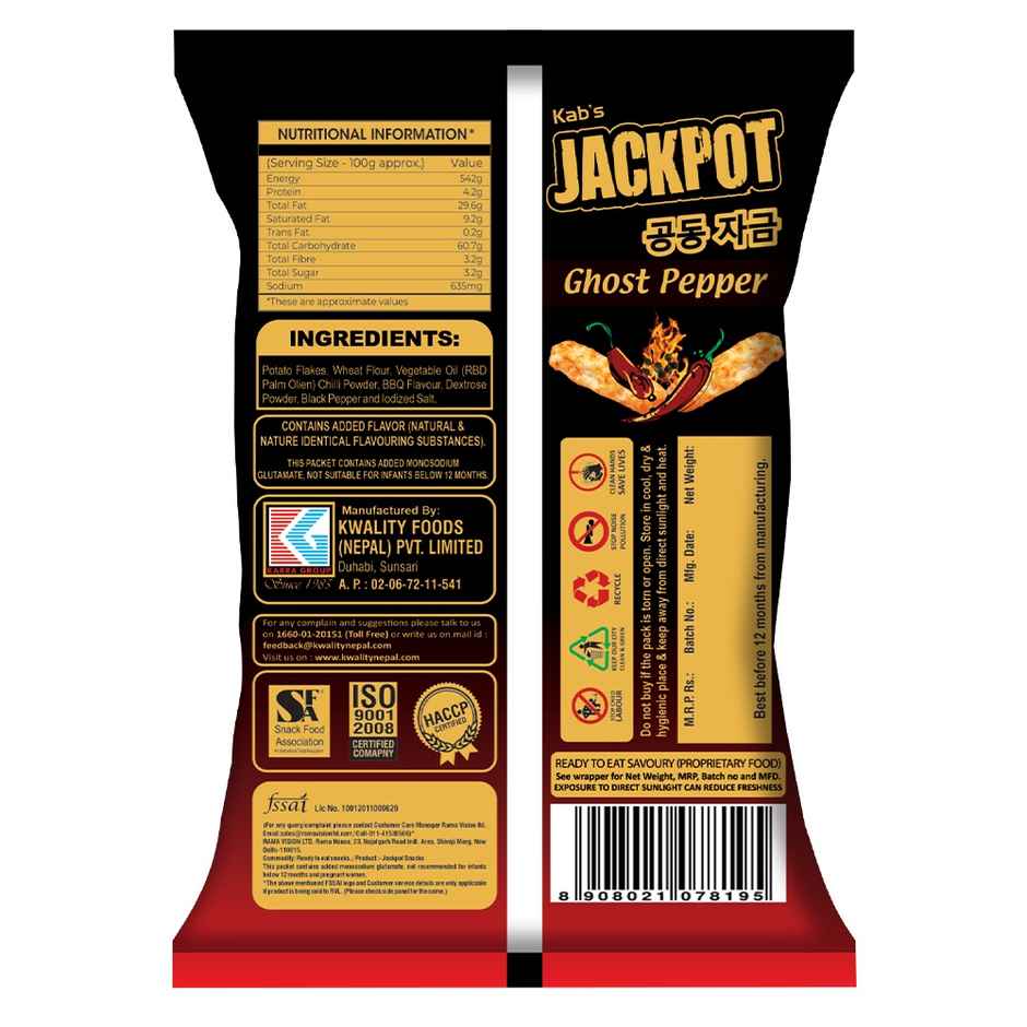 Kab's Jackpot Ghost Pepper Snacks