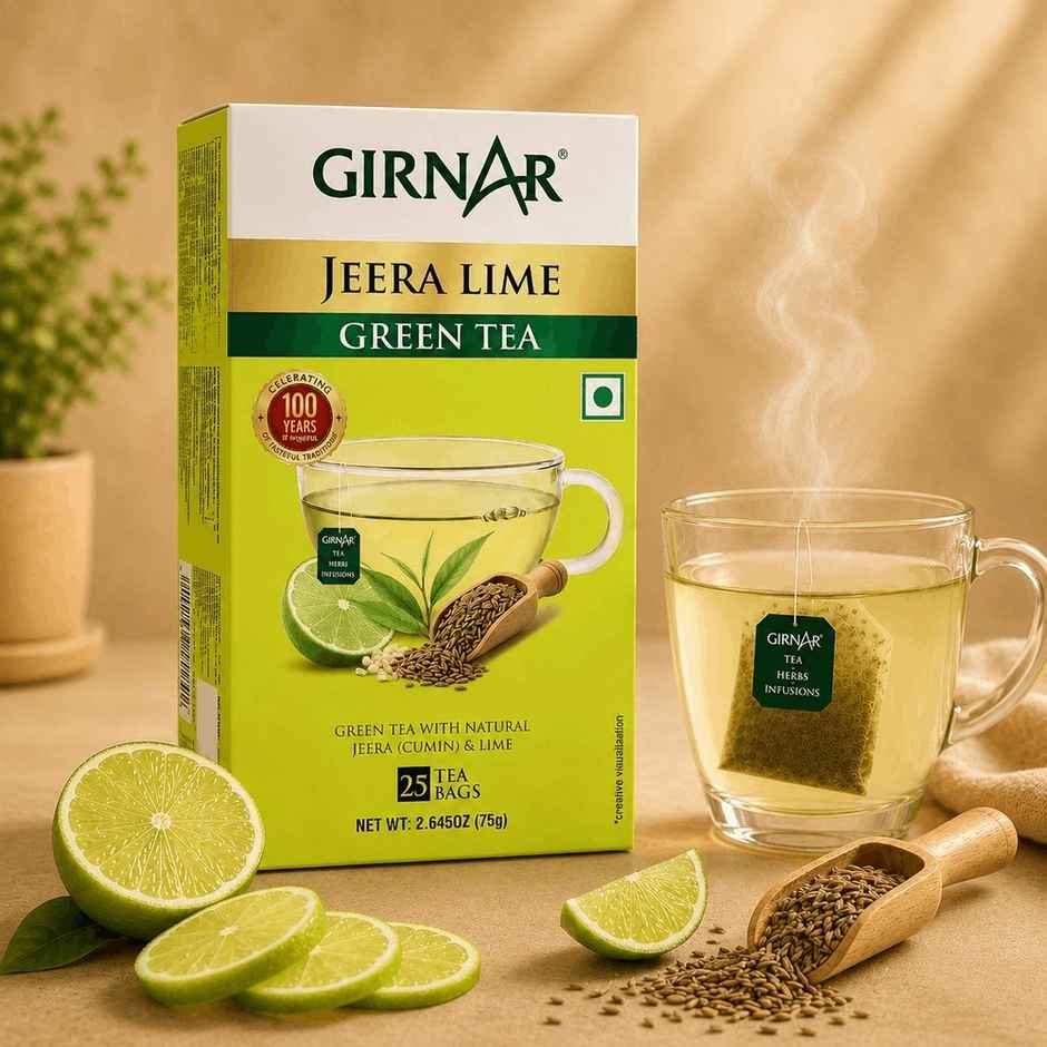 Girnar Jeera Lime Green Tea Bags