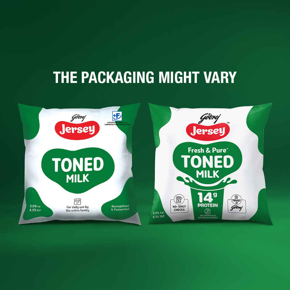 Godrej Jersey Toned Milk - 14g Protein