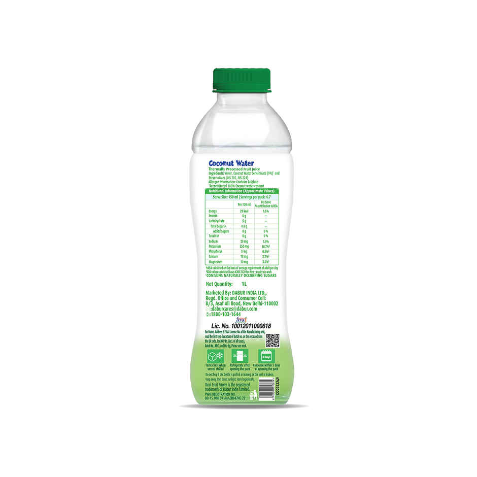 Real Activ Coconut Water | No Added Sugars | Bottle