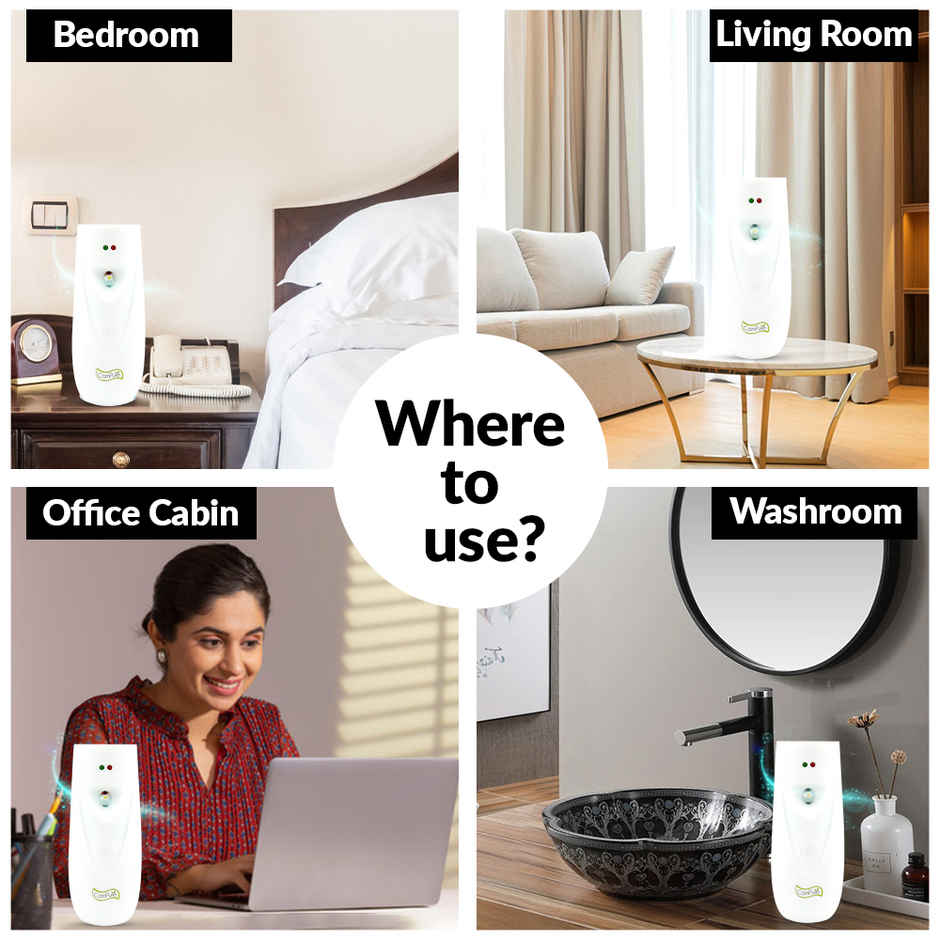 Campure Camphor Kapur Air Freshener Automatic Spray Refill