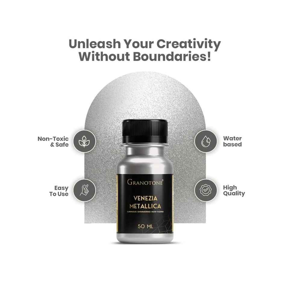 Granotone Venezia Metallic Paint | Silver, Gold