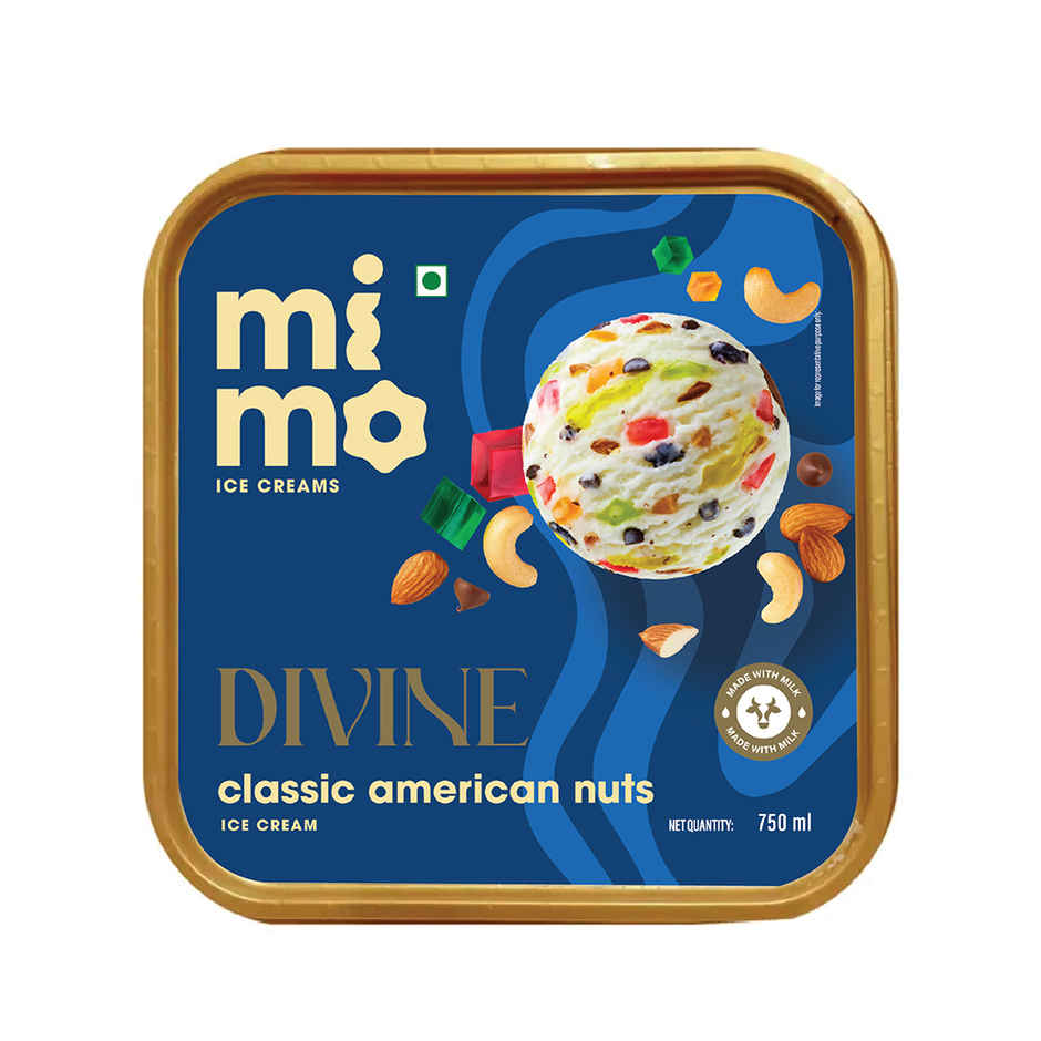 Mimo Classic American Nuts Divine Ice Cream Tub