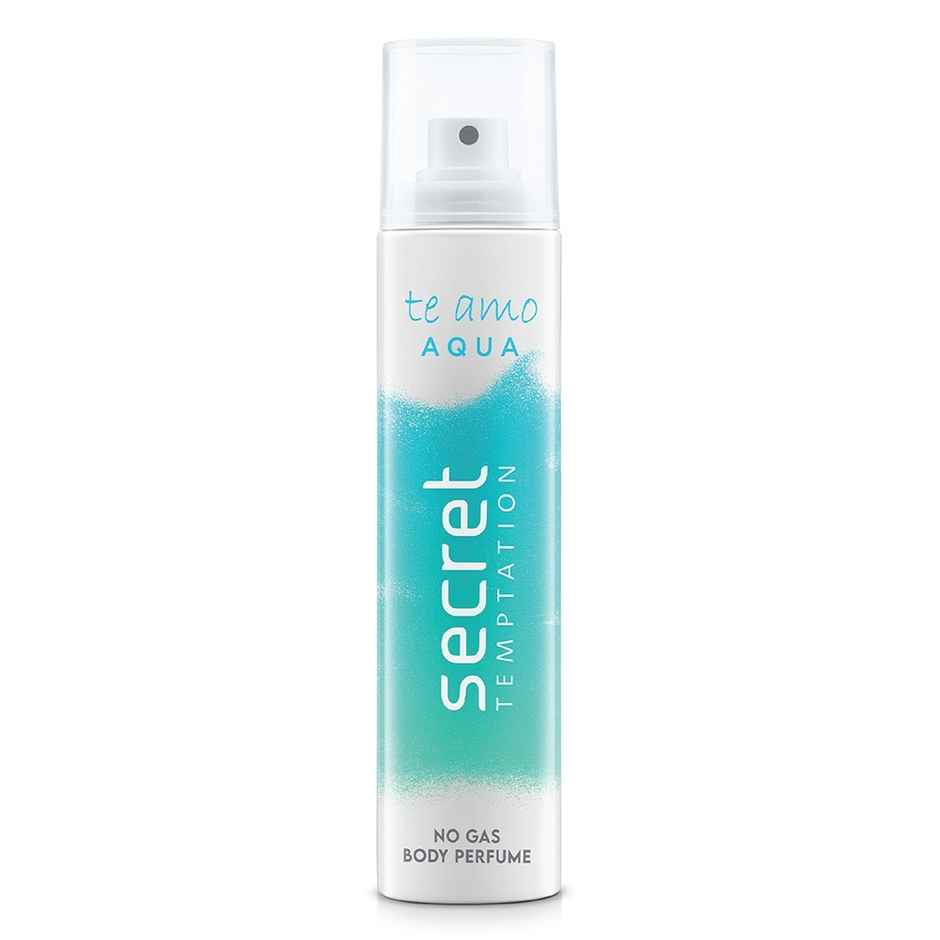Secret Temptation Te Amo Aqua No Gas Perfume Body Spray for Women