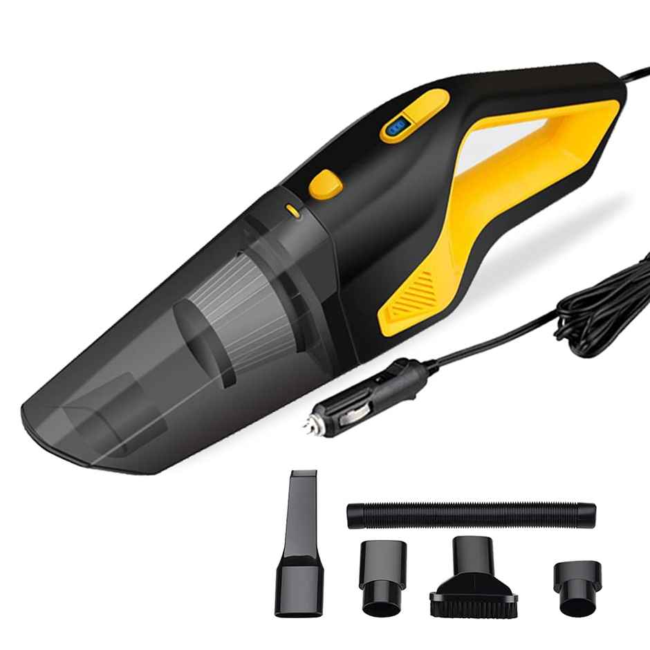 GoMechanic Car Vacuum Cleaner 2in1 Wet & Dry Cleaner For Car With High Suction Power 6000Pa