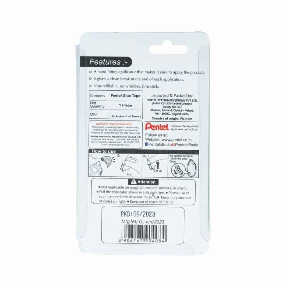 Pentel Ertp126 Glue Tape Single