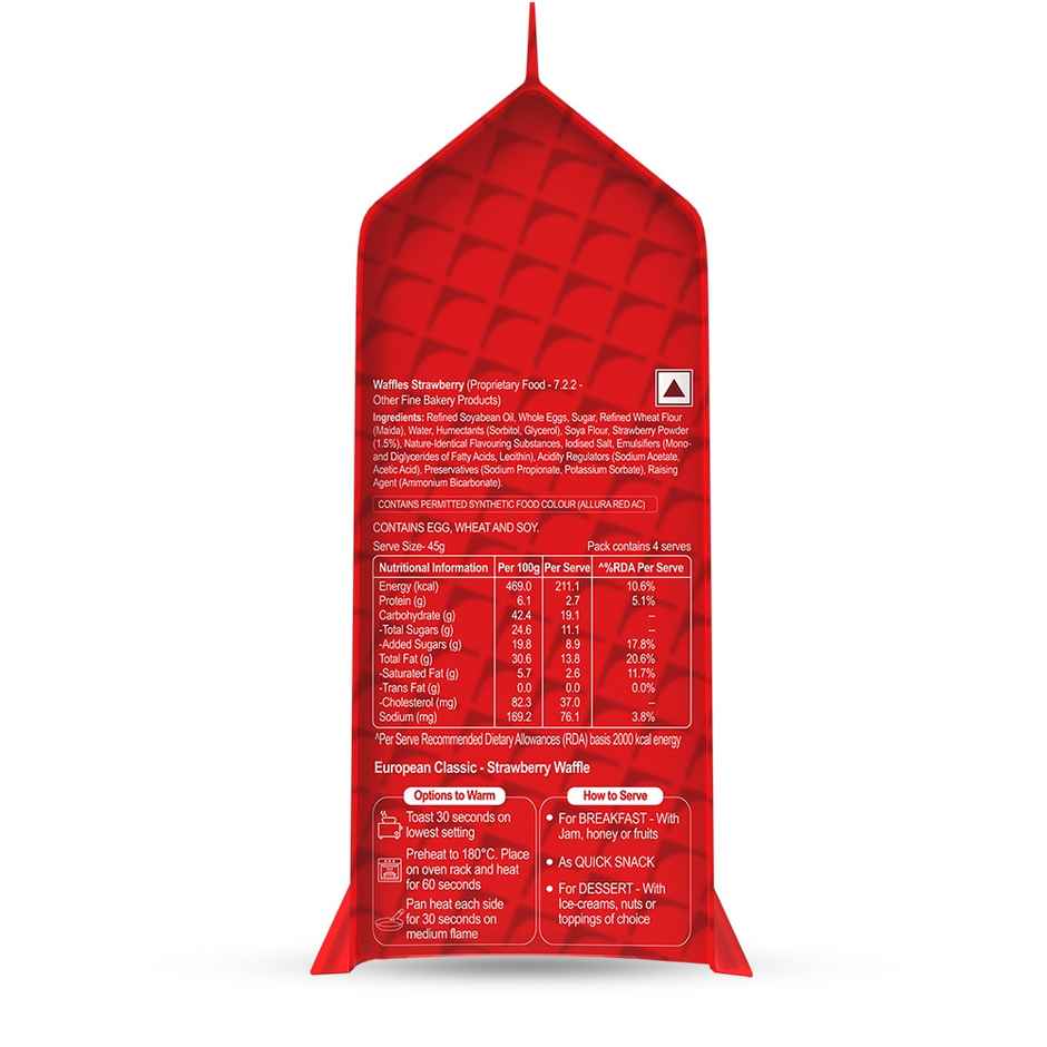 Dr. Oetker Kuppies Strawberry Waffle