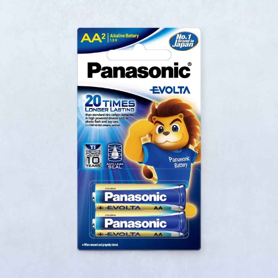 Panasonic Evolta Alkaline AA Battery - Anti-Leak Seal