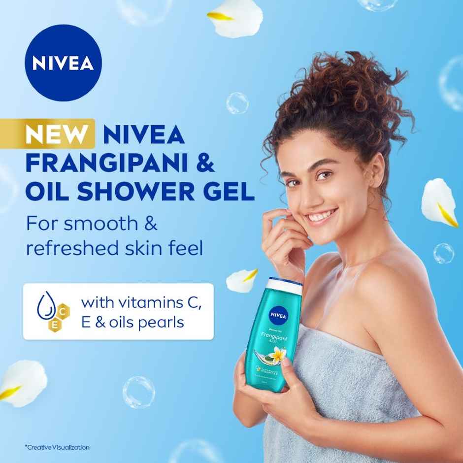 Nivea Frangipani & Oil Shower Gel Combo