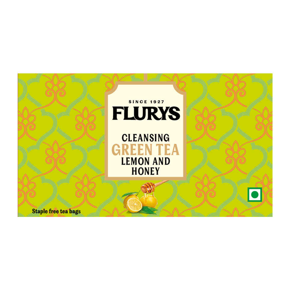 Flurys Natural Cleansing Green Tea Lemon and Honey