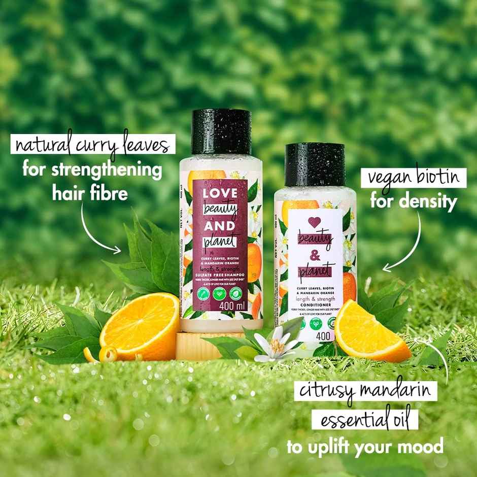 Love Beauty & Planet Curry Leaves Biotin & Mandarin Paraben Free Conditioner