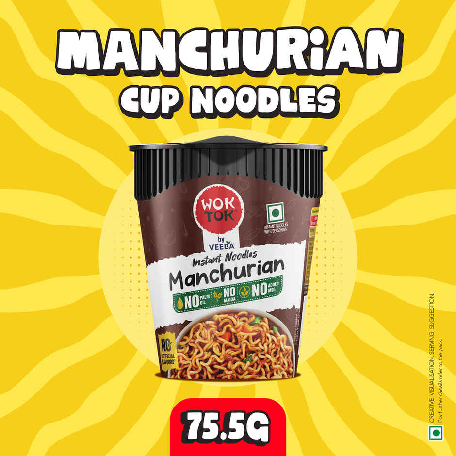 Wok Tok by Veeba Instant Cup Noodles Manchurian