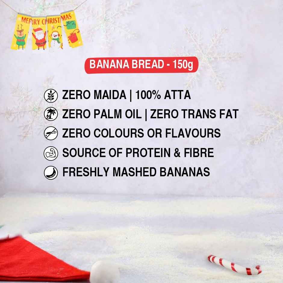 Banana Bread(200gms) & Rich Chocolate Cake(150gms) Combo