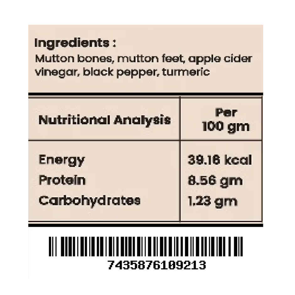 Nootie Mutton Bone Broth for Dogs | Nutrient-Rich Natural Supplement