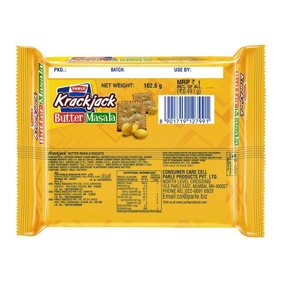 Parle Krackjack Butter Masala