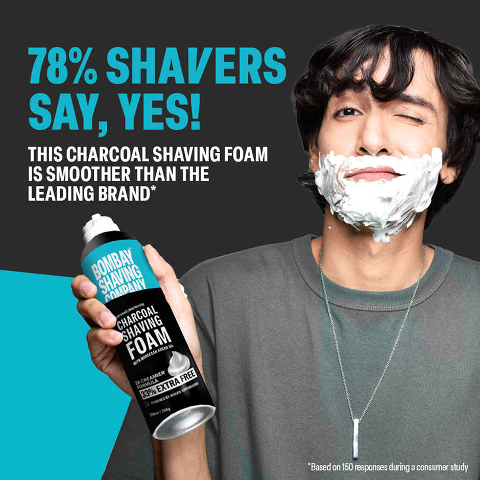 Bombay Shaving Company Charcoal Shaving Foam For Men