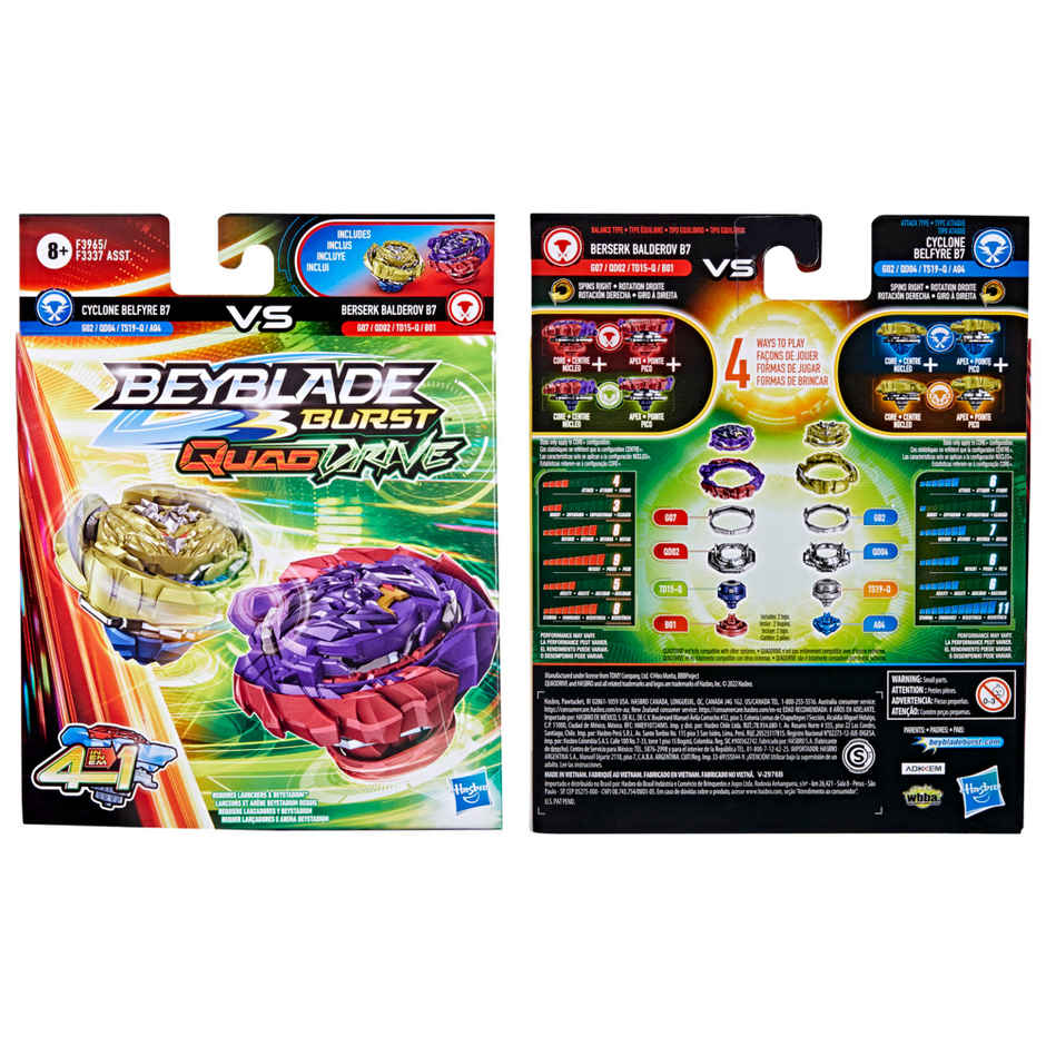 Hasbro Beyblade Cyclone Belfyre B7 Berserk Balderov