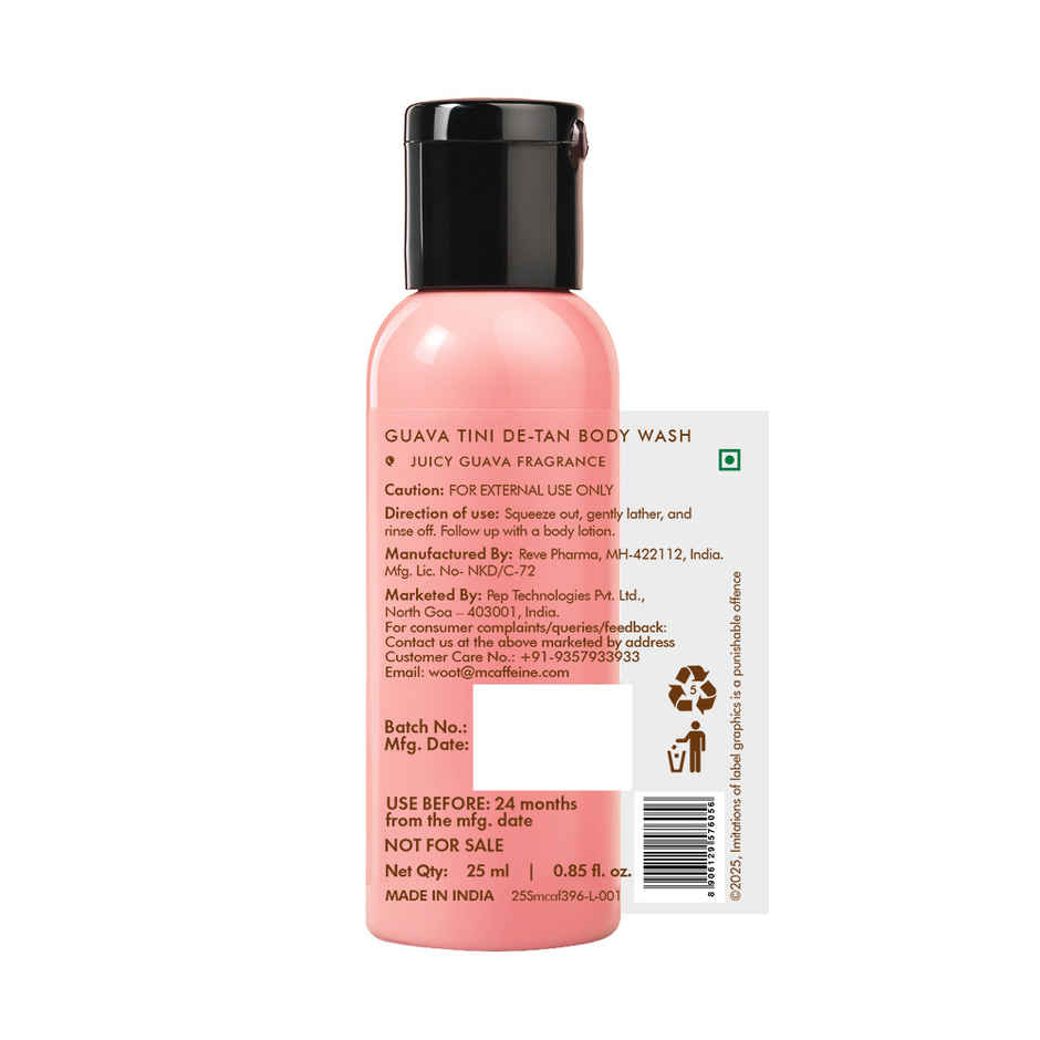 mCaffeine Guava Tini De-Tan Body Wash