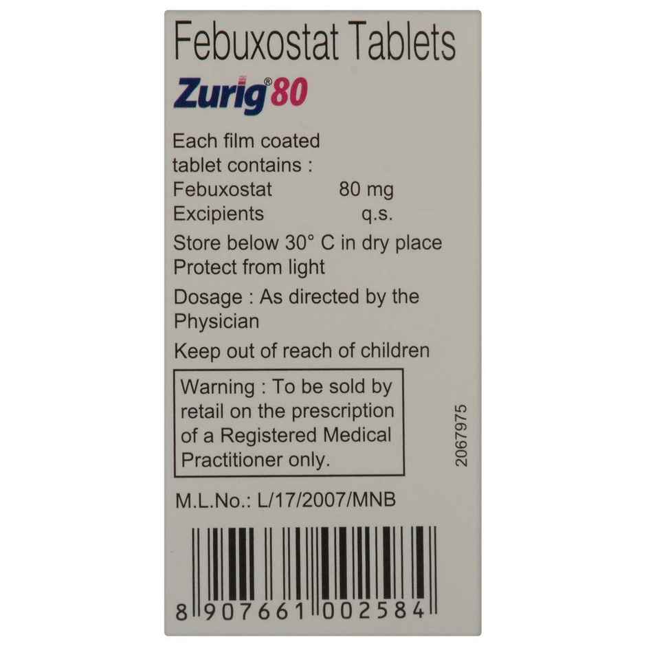 Zurig 80 Tablet