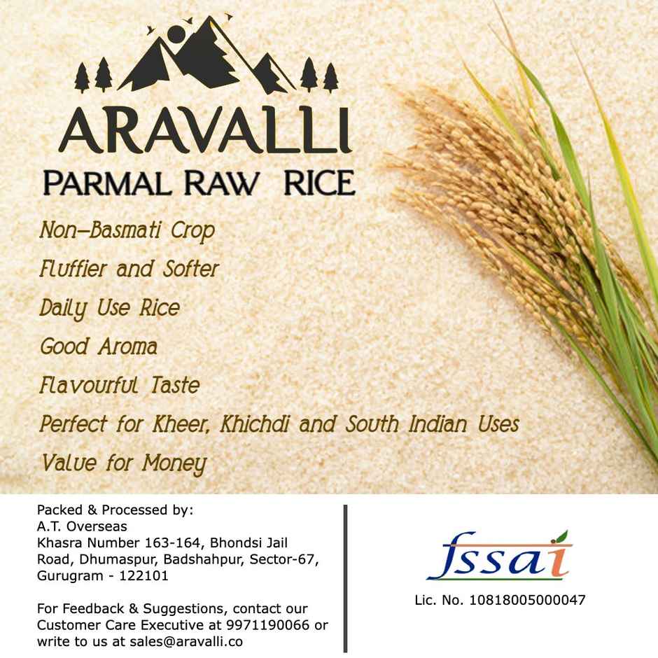 Aravalli Parmal Raw Rice