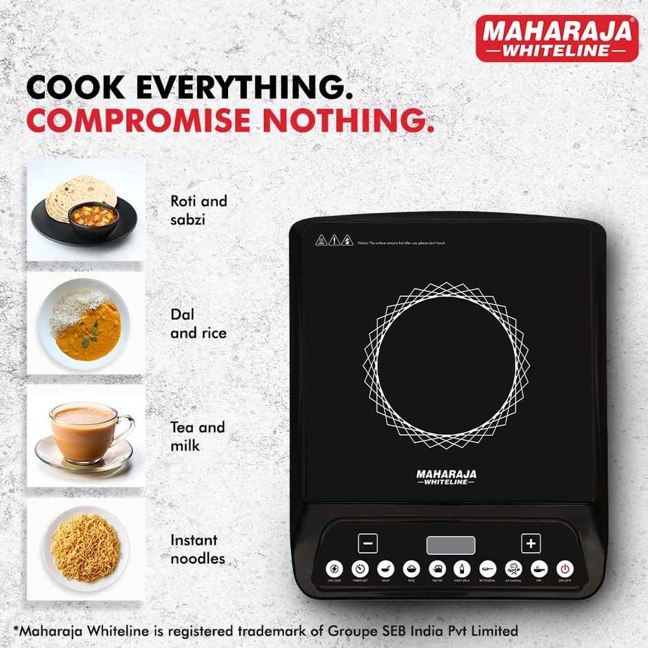 Maharaja Whiteline Induction Cooktop | Marvello 13Dx | 1300W