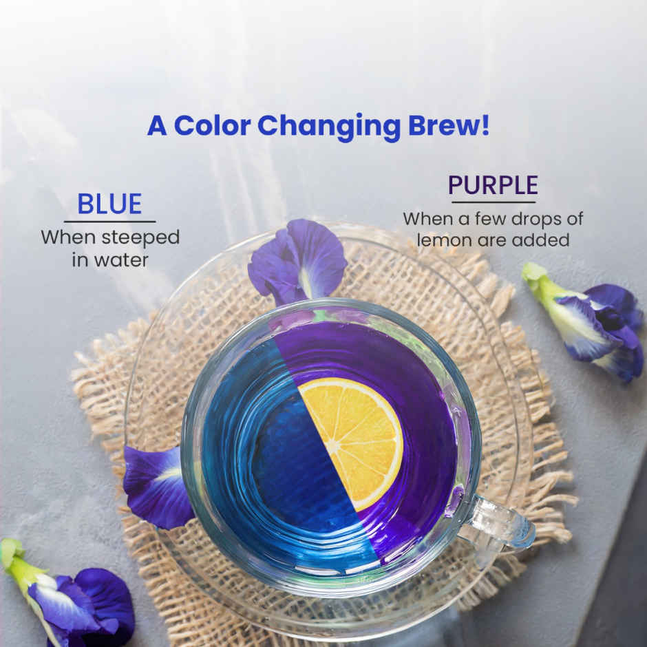 Blue Tea Butterfly Pea Flower Herbal Tea | Jar
