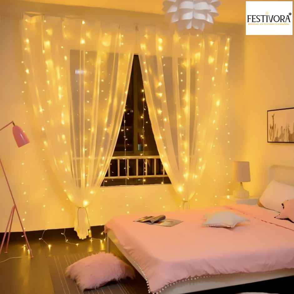 Festivora Warm White Color Pixel Led String Light | Rice Light For Festival & Room Decoration