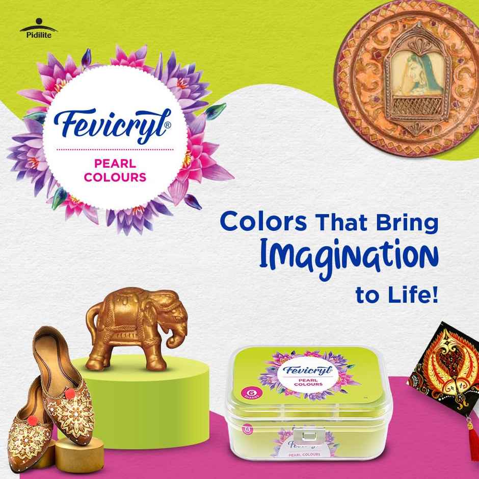 Fevicryl Pearl Acrylic Colour Kit