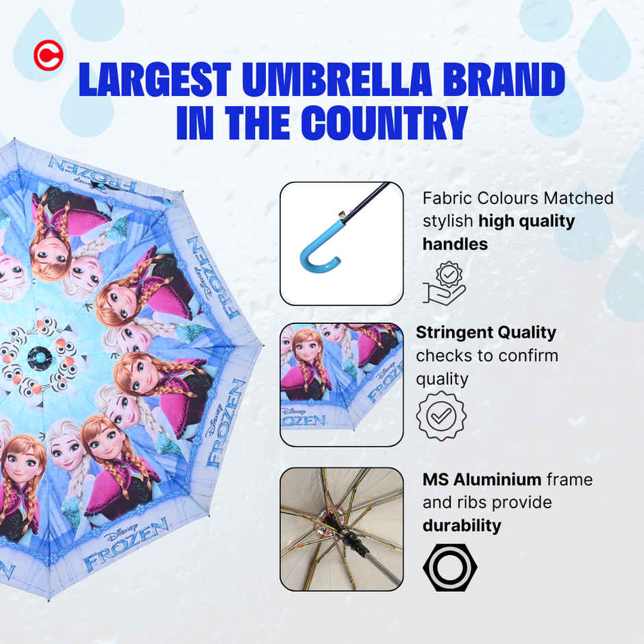 Citizen Kids School Umbrella | 2 Fold | 19 Inch | Frozen Printed