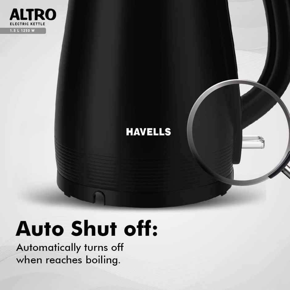 Havells Altro 1.5 L Electric Kettle - Double Wall | Stainless Steel Tank