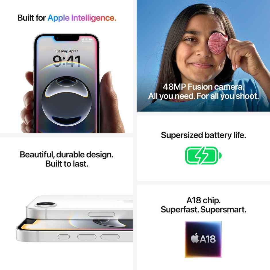 Apple iPhone 16e | 128 GB | Black