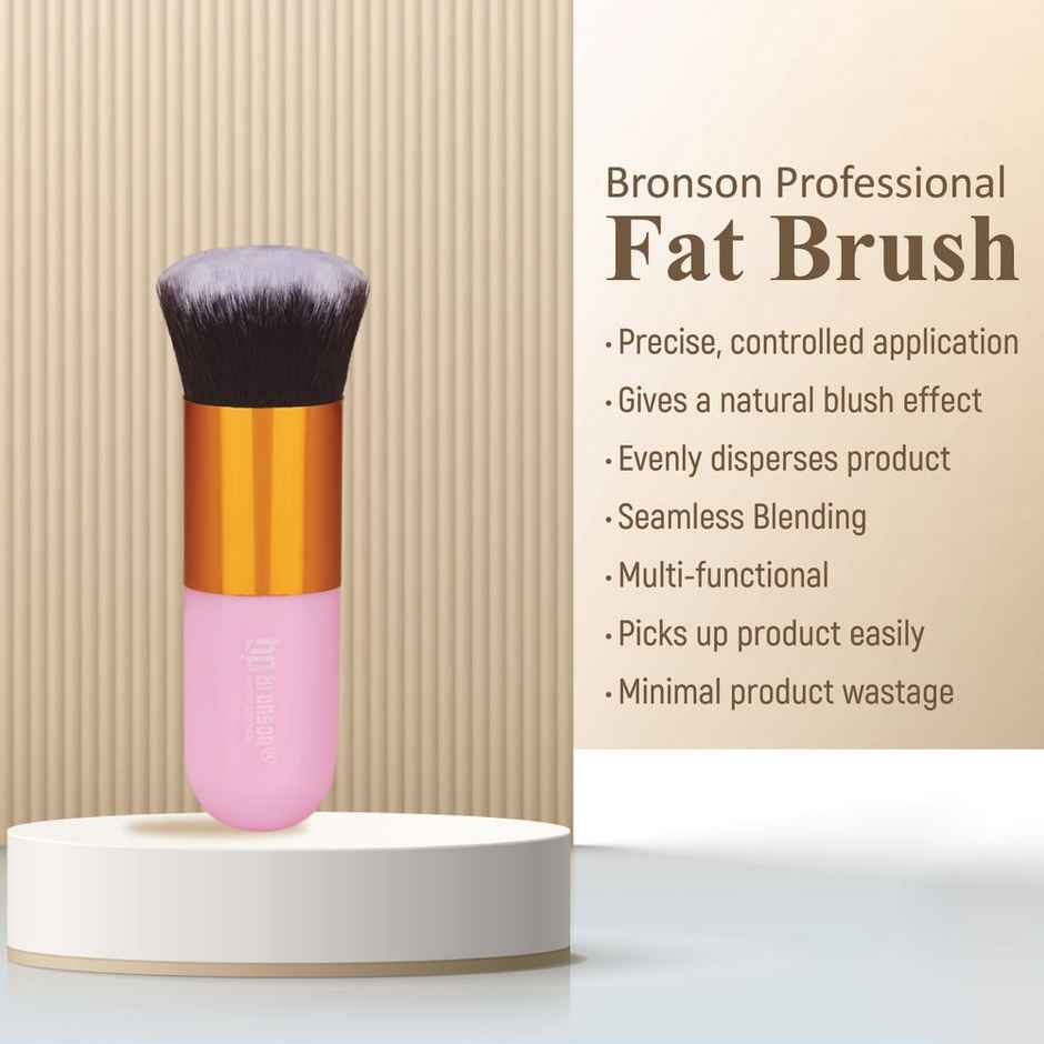 Bronson Professional Fat Brush For Face Powder And Blush | Multicolor