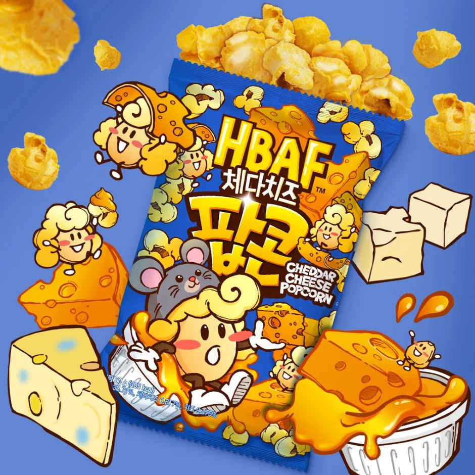 HBAF Cheddar Cheese Popcorn