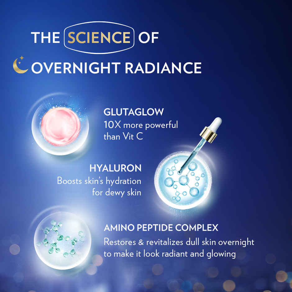 Vaseline Gluta-Hya Overnight Radiance, Serum-In-Lotion,With Amino Peptide And Glutaglow