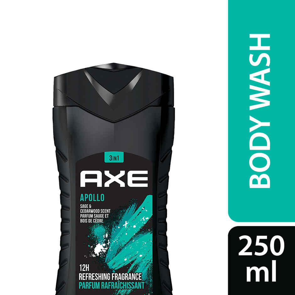 Axe Apollo 3-in-1 Body,Face & Hair Wash | For Men
