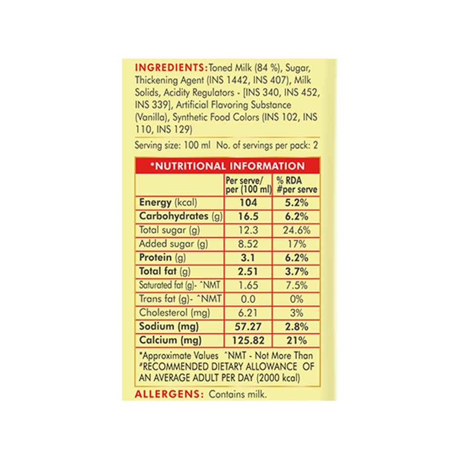 Weikfield Custard Ready To Eat - Vanilla (200ml) & Weikfield Jelly Crystals Raspberry Flavour Carton (90g) Combo