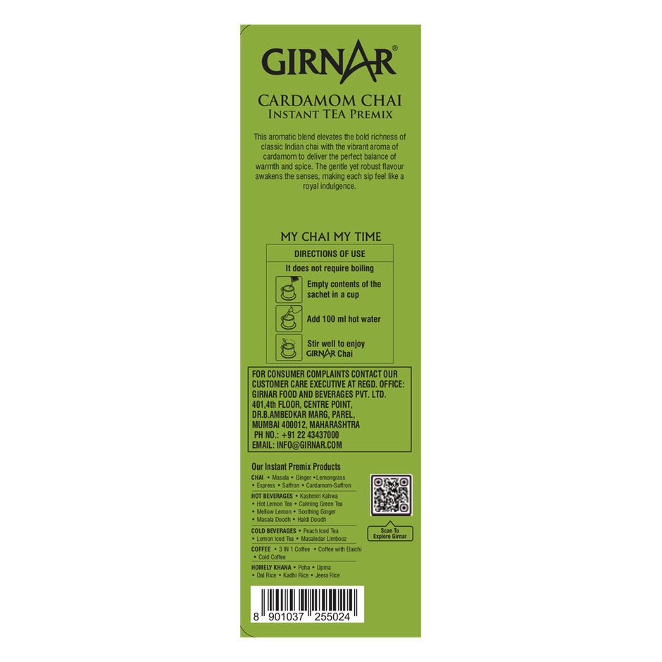 Girnar Cardamom Chai Instant Tea Premix