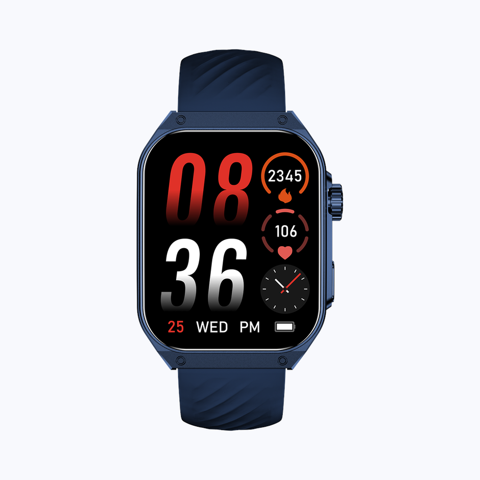 Fire-Boltt ARC Smartwatch | 1.96" AMOLED Display | BT Calling - Midnight Blue