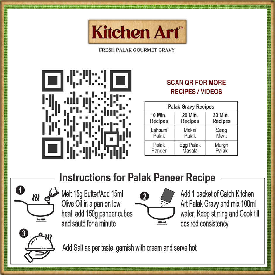 Catch Palak Gravy Pouch