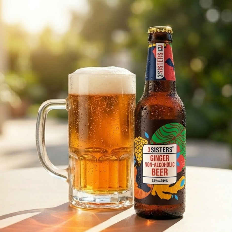 3 Sisters Ginger Non Alcoholic Beer