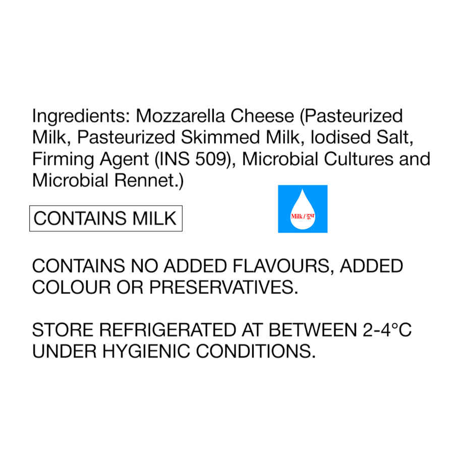 D'lecta Mozzarella Cheese Pizza Block Combo