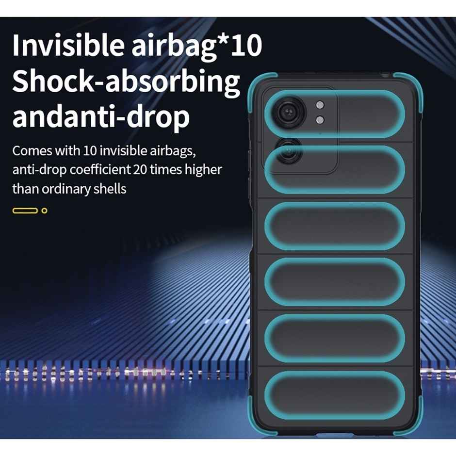 Kwine Case Redmi 13 5G / Poco M6 Plus 5G Back Cover - Matte Finish Silicone Case