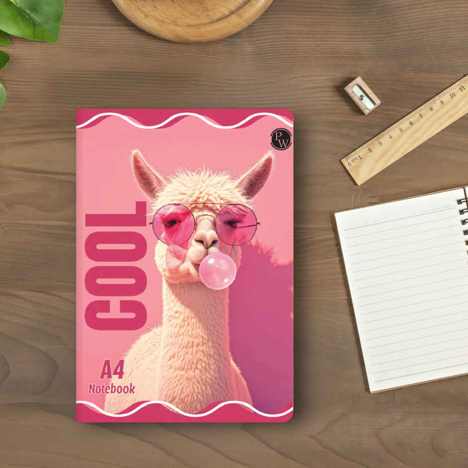 Physics Wallah 240 Pages A4 Notebook | Ruled Notebook for School, College & Office Use | Assorted