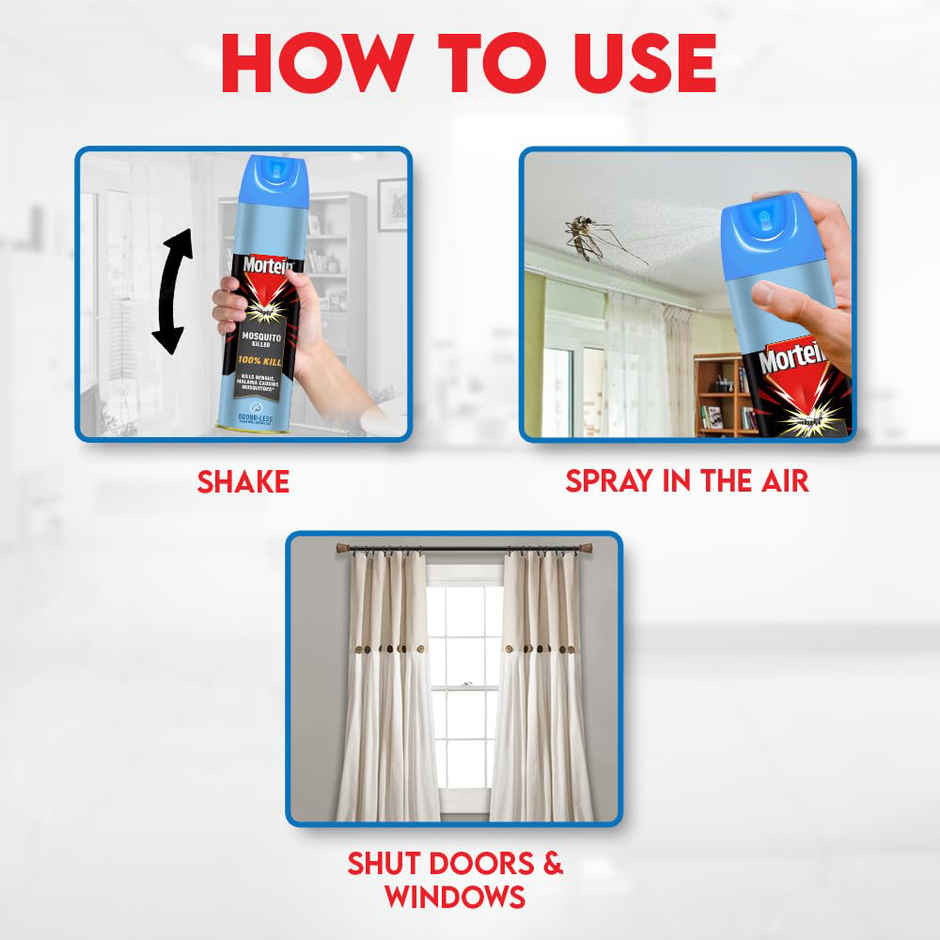 Mortein Odour-Less Mosquito Killer Spray