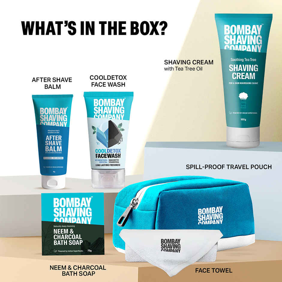 Bombay Shaving Company Premium Shaving Kit For Men (Giftbox) | Grooming Essential
