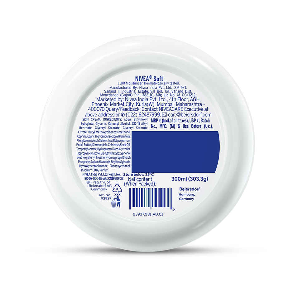 NIVEA Soft Daily UV Light Moisturising Cream with SPF-15