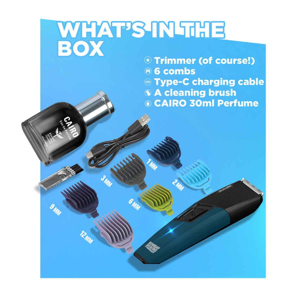 Bombay Shaving company Play & Slay Trimmer & Perfume Gift Kit