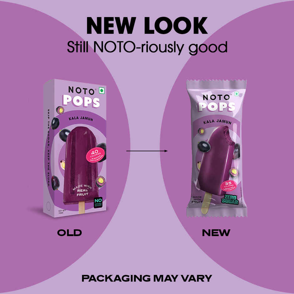 NOTO Kala Jamun Sugar Free, Guilt Free Popsicle